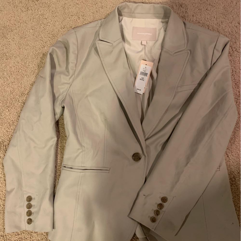 Brand New Banana Republic tan blazer